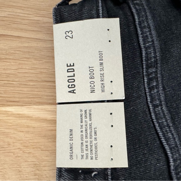 AGolde Nico boot cut high rise jeans size 23 - Picture 2 of 4